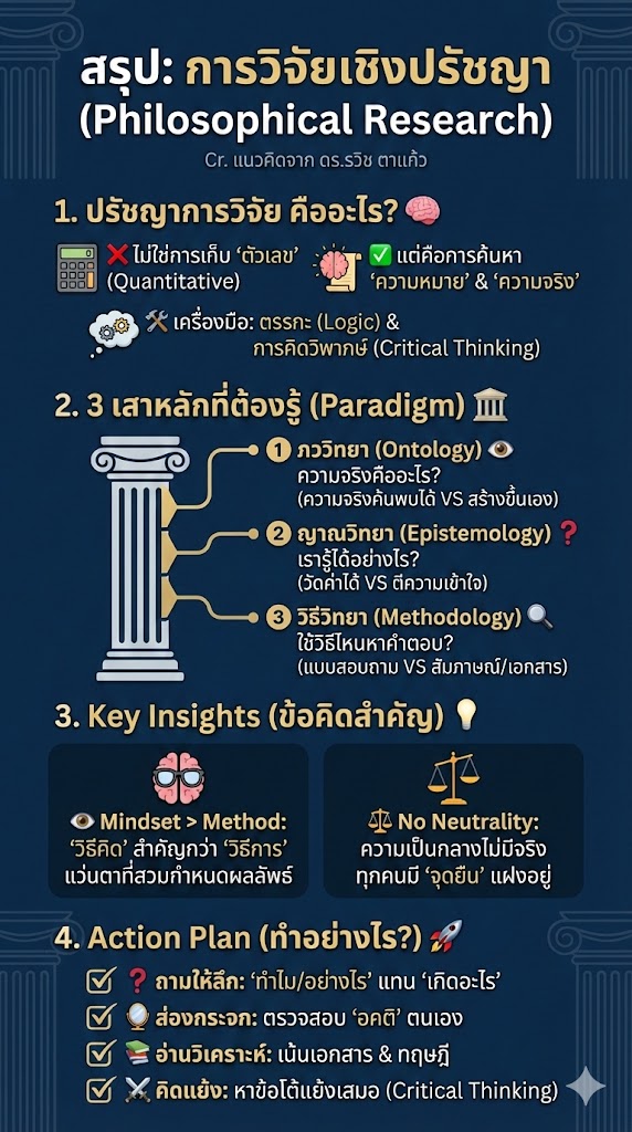 การวิจัยเชิงปรัญา 1
